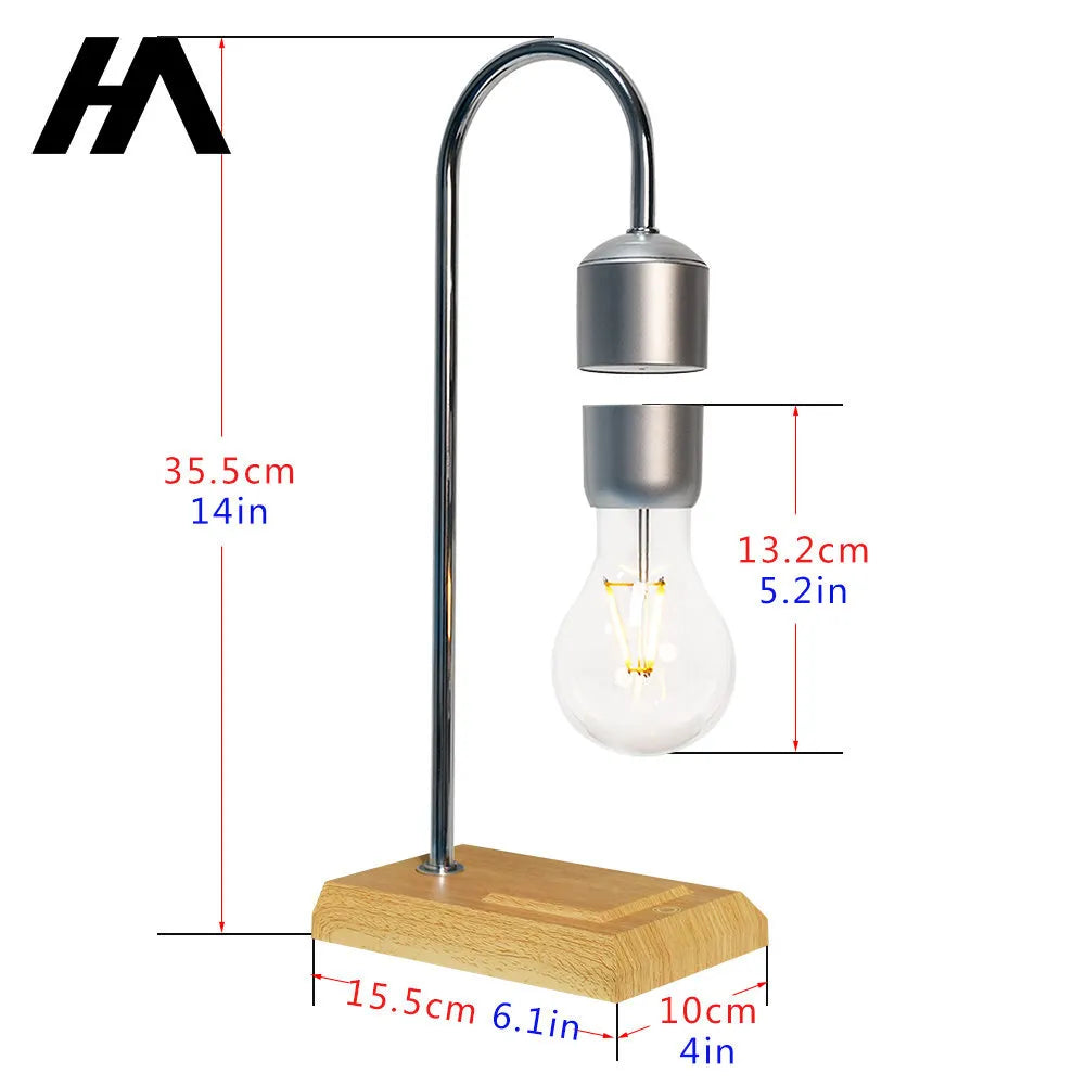 Levitated Light Bulb with Wireless Charger